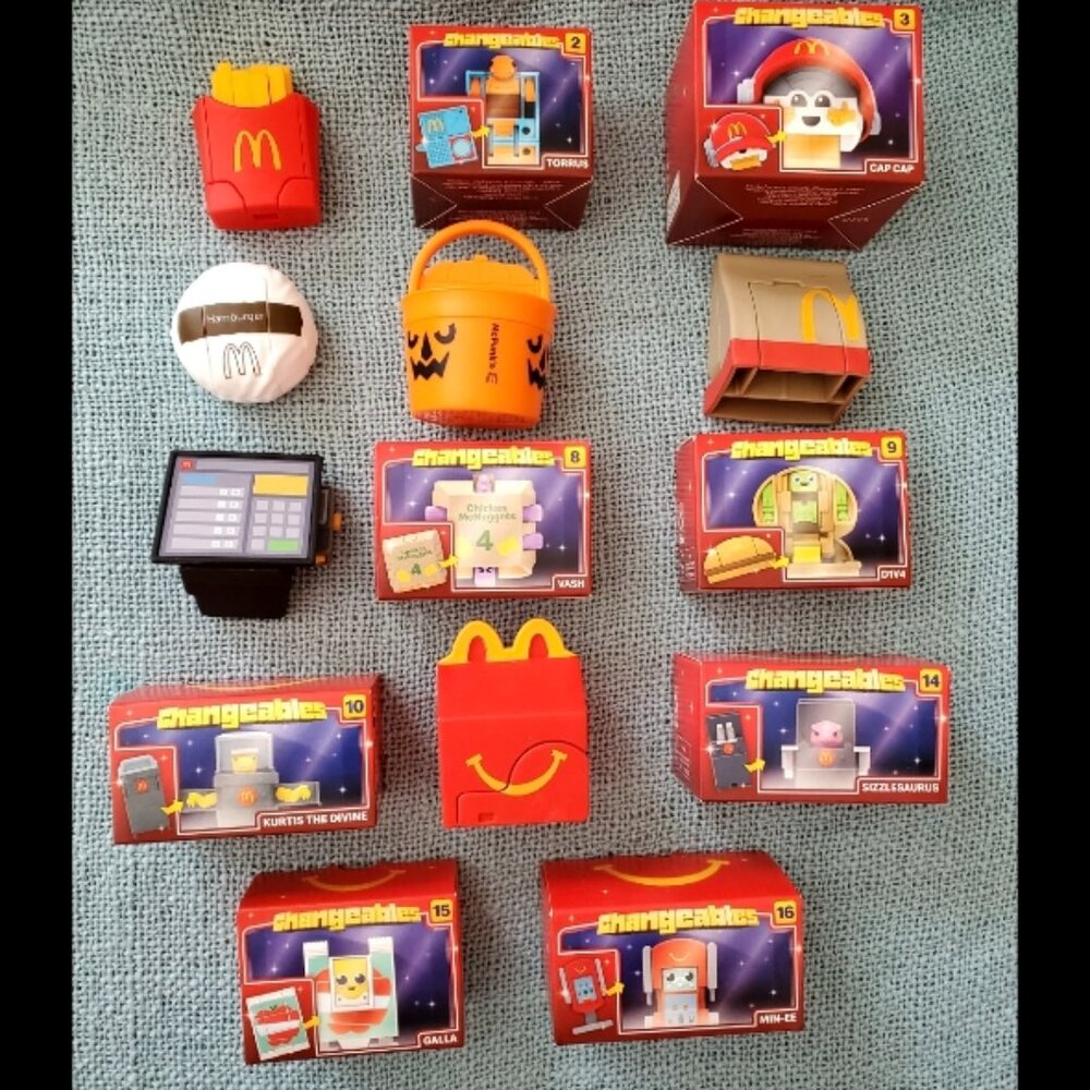 McDonald's Changeables Toys Lot